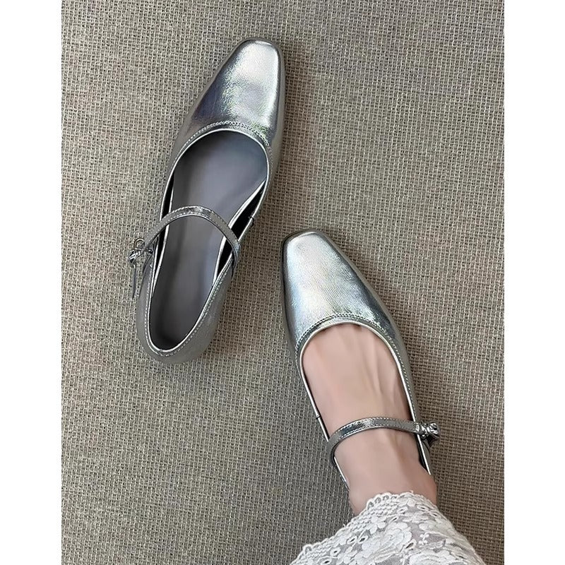 Damen Ballerinas Elegante Schuhe Glitzer - BerlinGlamour
