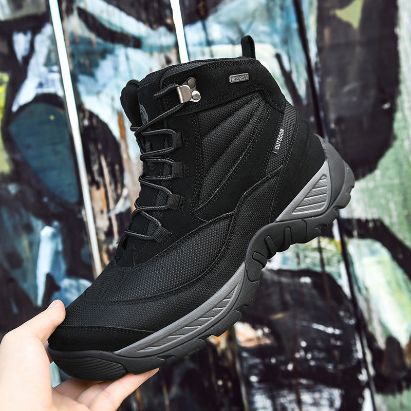 Herren Outdoor-Schuhe Hoch Knöchelschutz Wanderschuhe robust