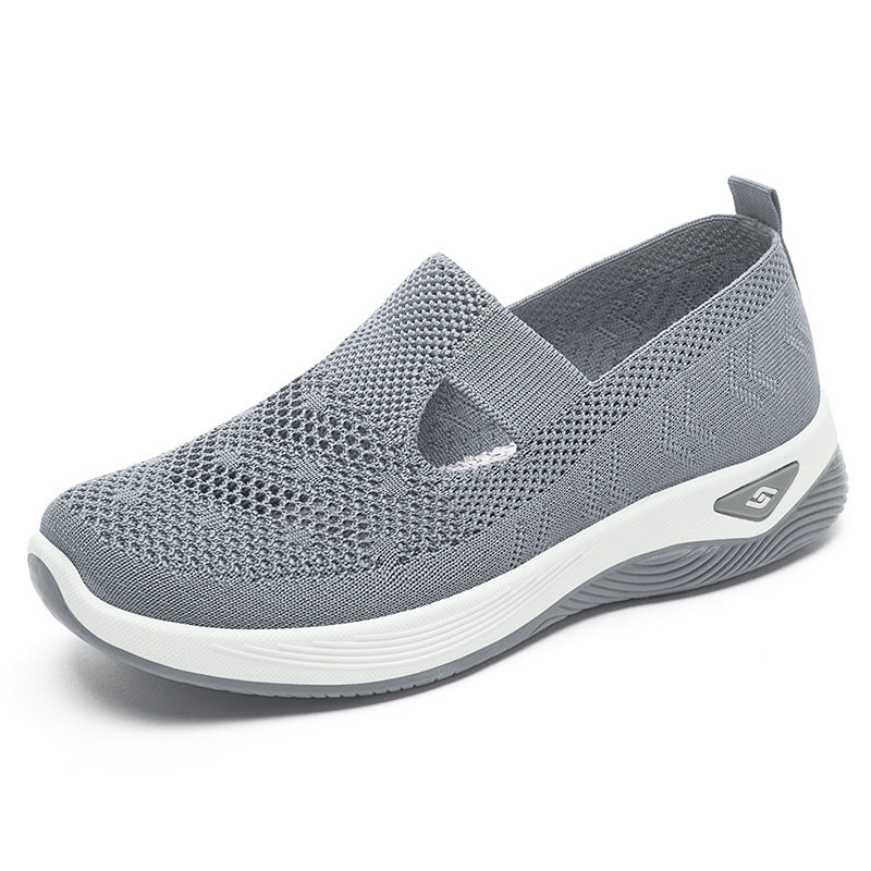Damen Slipper Bequem Atmungsaktiv Knit Schuhe Warm