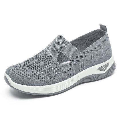 Damen Slipper Bequem Atmungsaktiv Knit Schuhe Warm