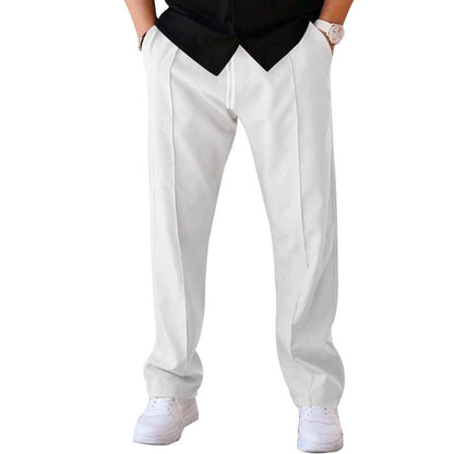 Herrenhosen Bequem Elegant Gerader Schnitt - BerlinGlamour