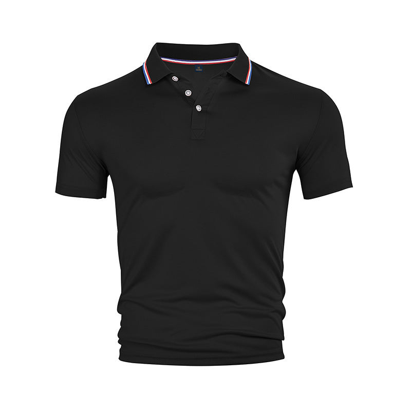 Herren Poloshirt Klassisch mit Kontrastkragen Modern