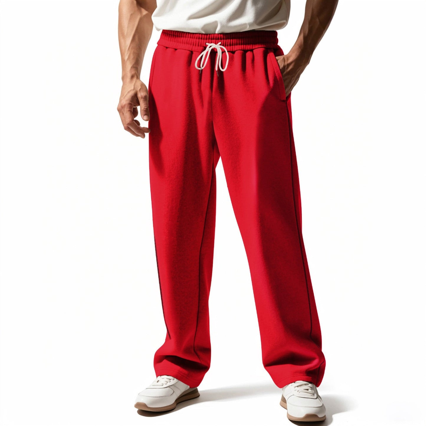Bequeme Herrenhose atmungsaktiv Freizeit Hose Sportlich