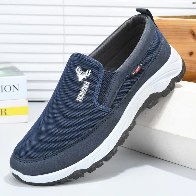Damen Sneaker Sportlich Bequem Slip On
