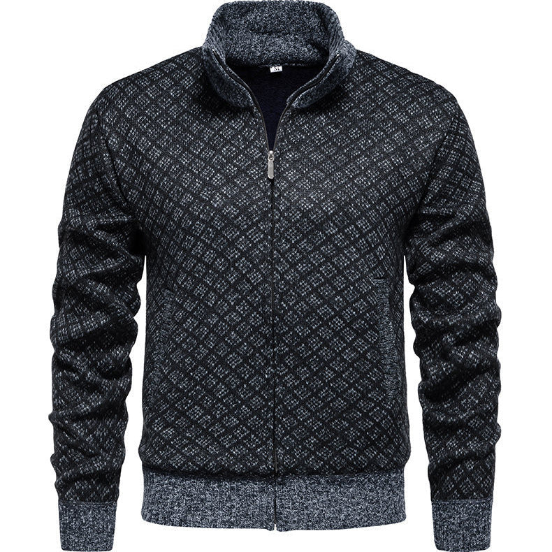 Herren Sweatjacke Gesteppt Warm Modern