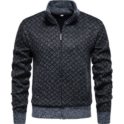 Herren Sweatjacke Gesteppt Warm Modern