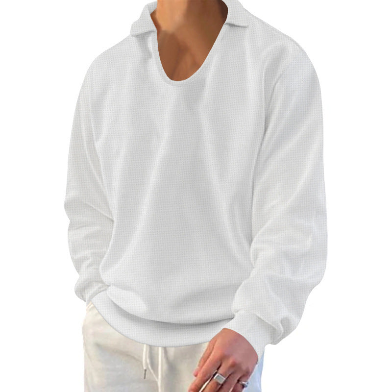 Herren Pullover Modern Strukturiert Lässig