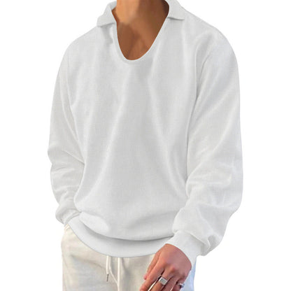 Herren Pullover Modern Strukturiert Lässig