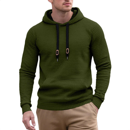 Herren Kapuzenpullover Strukturiert Modern Glamour Style