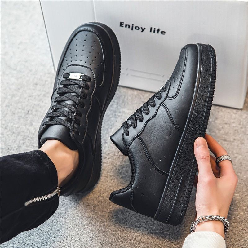 Damen Sneaker Luxus Leder Weiches Innenleben