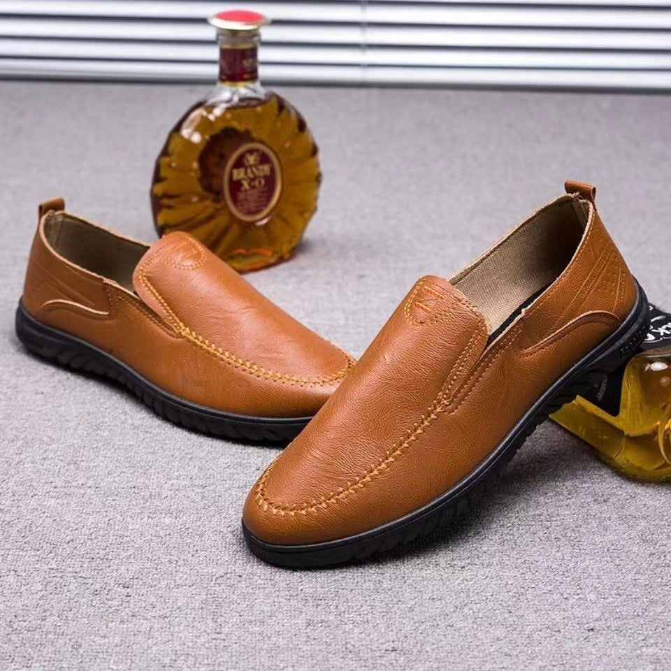 Leder Slipper Schuhe Herren Bequem Warm