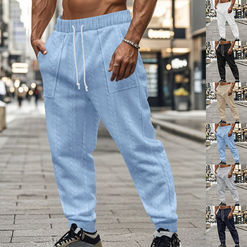 Bequeme Herren Fitnesshose Sportliche Hose Schwarz