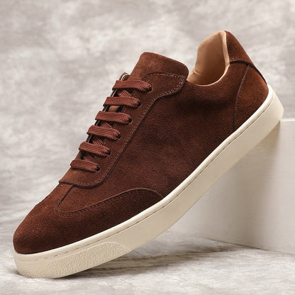 Damen Sneaker Wildleder Sportschuhe Bequem Laufsohle - BerlinGlamour