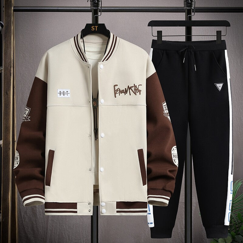 Herren Hoodie-Set Sportlich mit Grafiken Modern