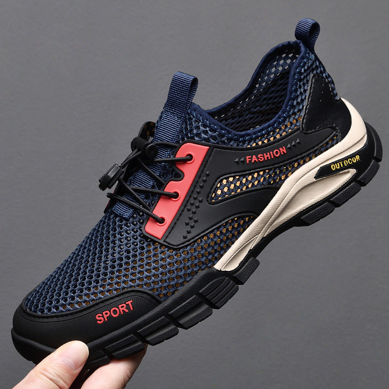 Damen Sport Sneaker Atmungsaktiv Schnellverschluss Laufschuhe - BerlinGlamour