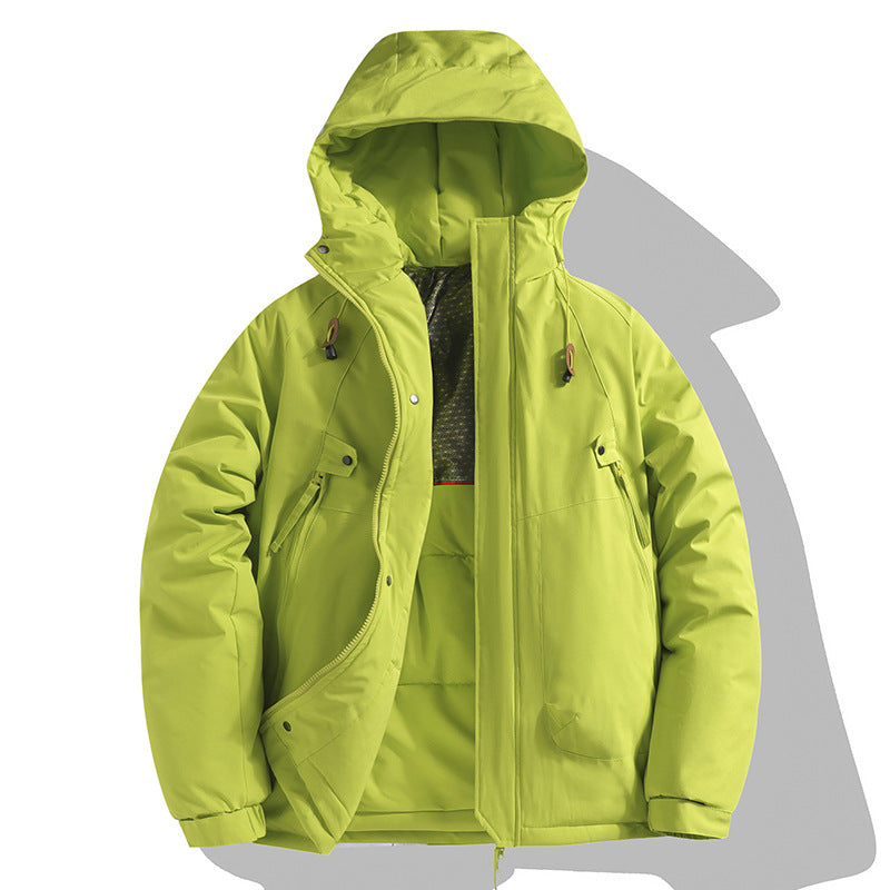 Herren Funktionsjacke Wasserdicht mit Kapuze Isolierung - BerlinGlamour