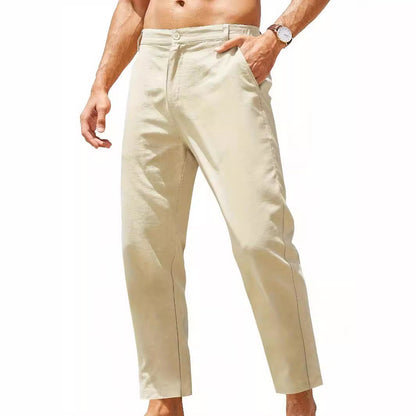 Herren Freizeithose Leicht Baumwolle Bequem Schnitt - BerlinGlamour