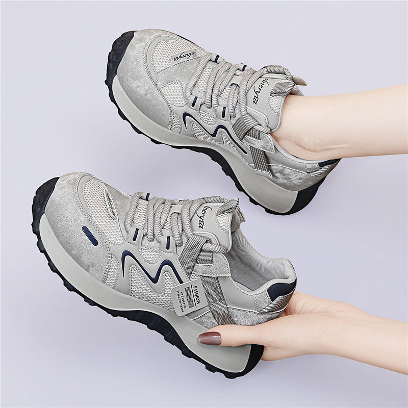 Damen Sportsneaker Laufschuhe Atmungsaktiv Rutschfest