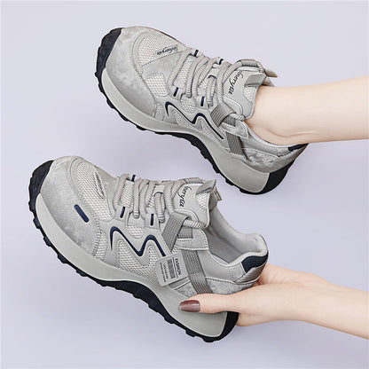 Damen Sportsneaker Laufschuhe Atmungsaktiv Rutschfest