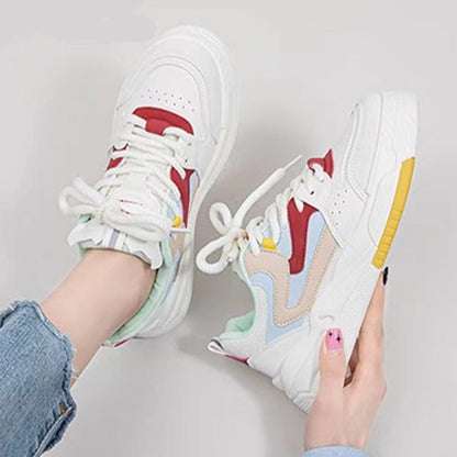 Damen Sneaker Sportlich Mit Dämpfungstechnologie
