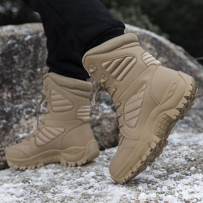 Herren Stiefel Robust Waterproof Knöchelstiefel Rutschfest
