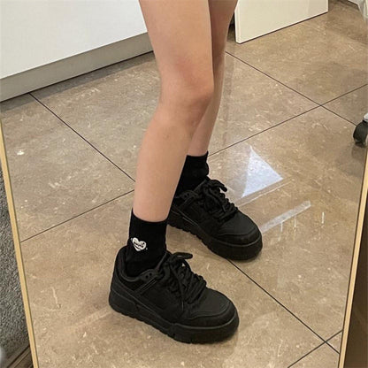 Damen Sneaker Chunky Atmungsaktiv Rutschfest