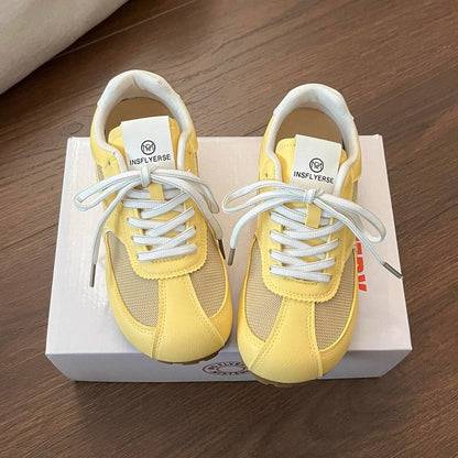 Damen Sneaker Atmungsaktiv Freizeitschuhe Elegant