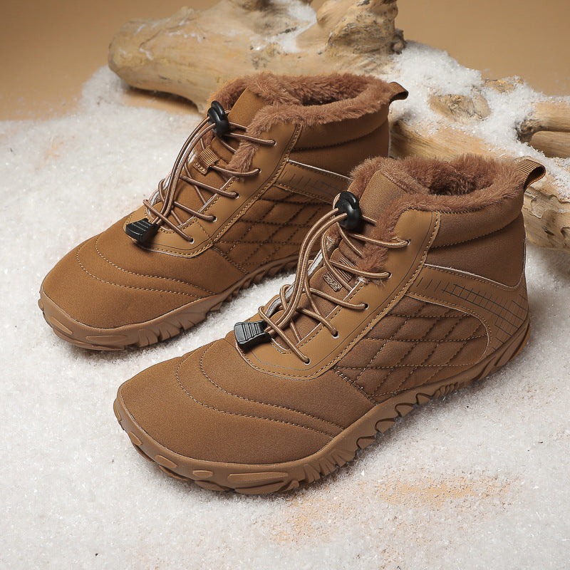 Damen Outdoor-Stiefel Warm Rutschfest Schnellschnürsystem Winter
