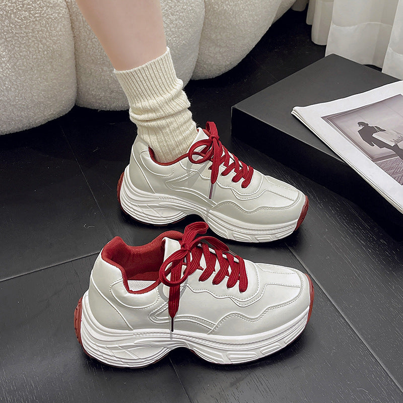 Damen Sneaker Sportlich Chunky Trendschuhe