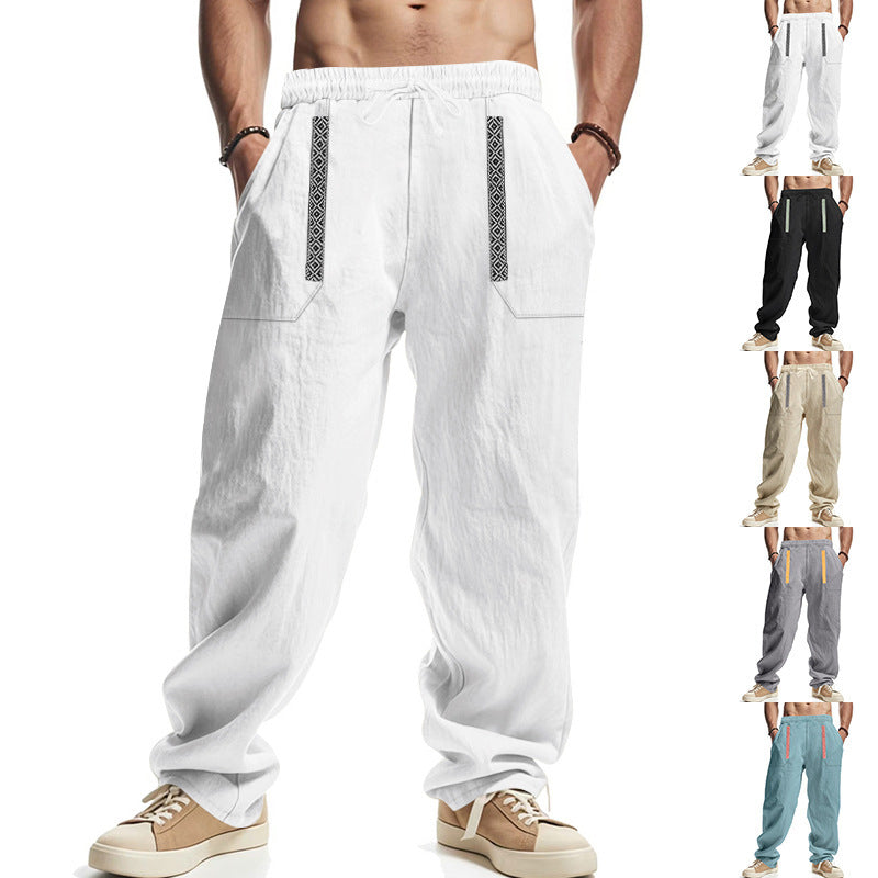 Herren Cargo-Hose Elastisch Bequem Taschen Hose - BerlinGlamour
