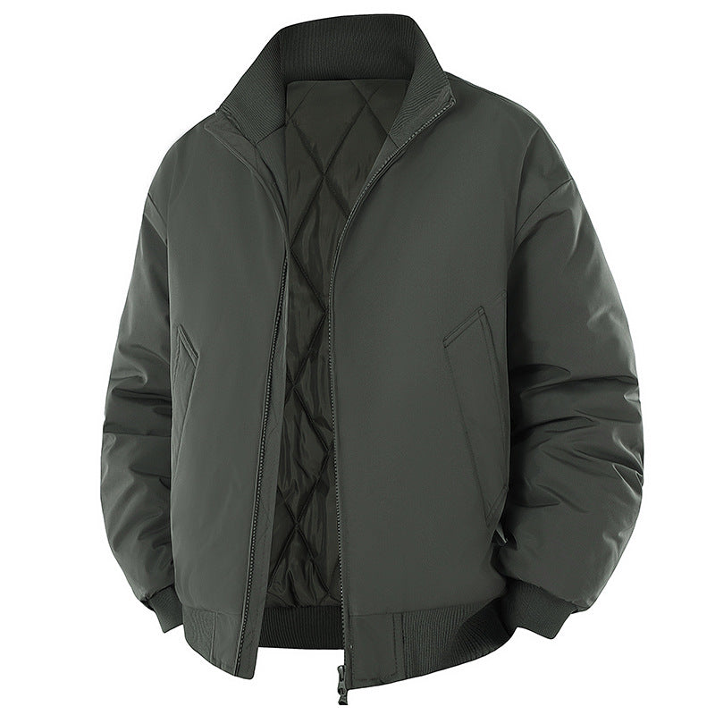 Herren Steppjacke Modern Hoher Kragen Winter - BerlinGlamour