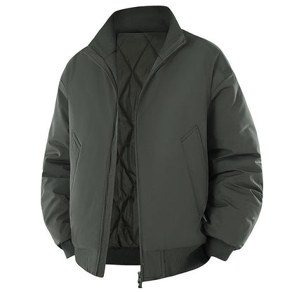 Herren Steppjacke Modern Hoher Kragen Winter - BerlinGlamour