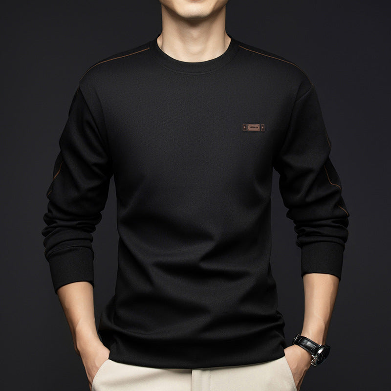 Herren Pullover Eleganter Rundhals aus Feinmerino