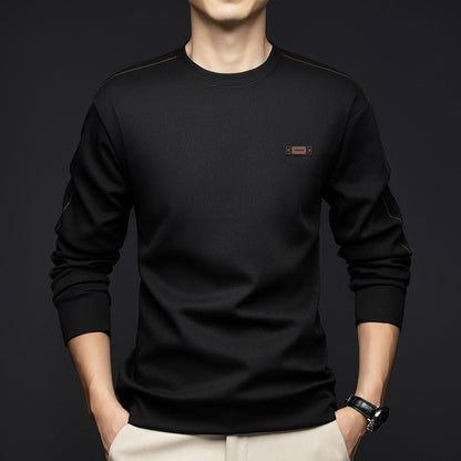 Herren Pullover Eleganter Rundhals aus Feinmerino