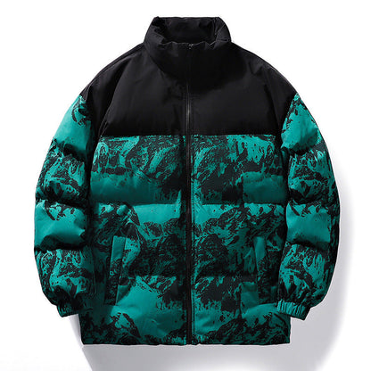 Herren Winterjacke Sportlich Warm mit Hochkragen