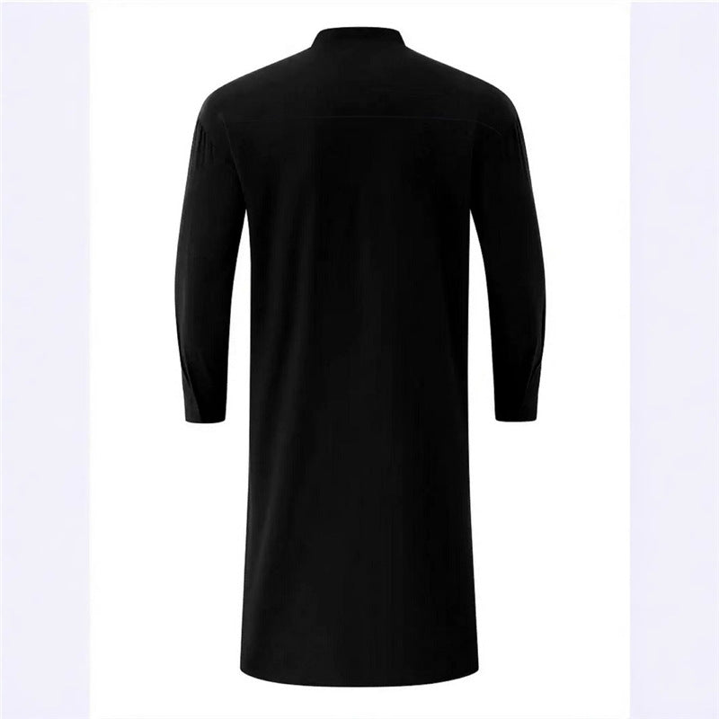 Herren Kurta Modern Hochgeschlossen Knöpfe Elegante Mode