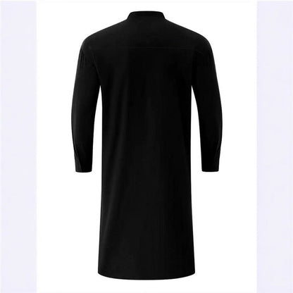 Herren Kurta Modern Hochgeschlossen Knöpfe Elegante Mode