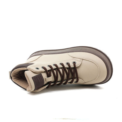 Damen Sneaker Hoch Hohe Sportschuhe mit Polsterung Schwarz