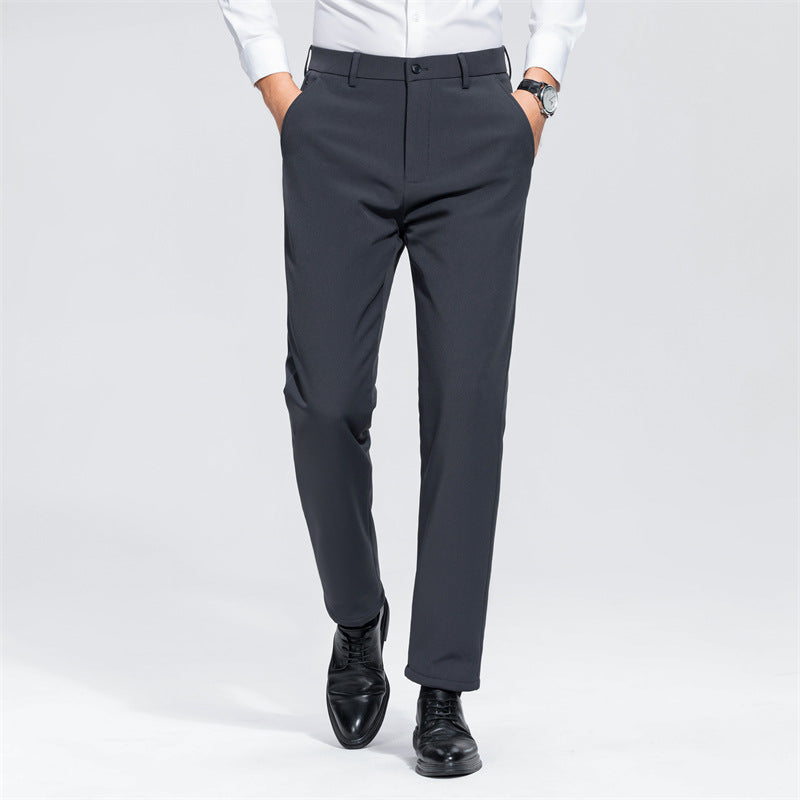 Herren Hosen Elastischer Bund Business Schnitt Modern