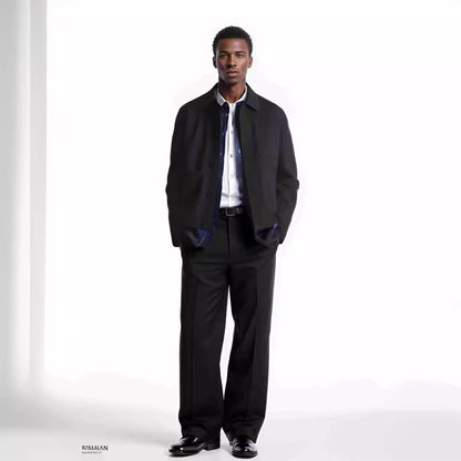 Herren Jacke Modern aufgesetzte Taschen Hochwertig