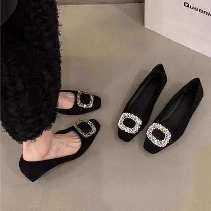 Ballerinas Damen Glitzer Schuhe Elegant Spitze - BerlinGlamour