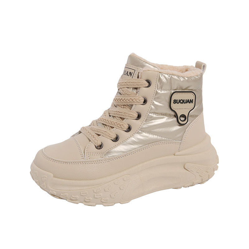 Damen Winterboots Warm Fleece RutschfestSportlich