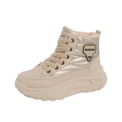 Damen Winterboots Warm Fleece RutschfestSportlich