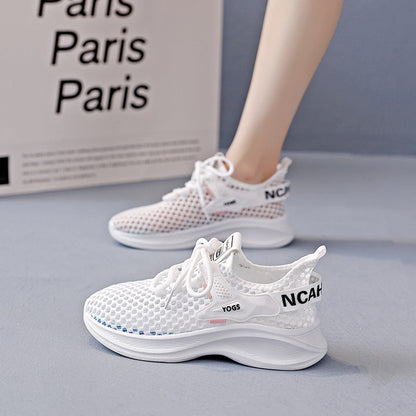 Damen Sneaker Atmungsaktiv Netzstruktur Weich