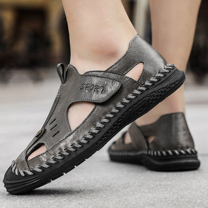 Herren Sandalen Atmungsaktiv Komfort Schnellschnürsystem