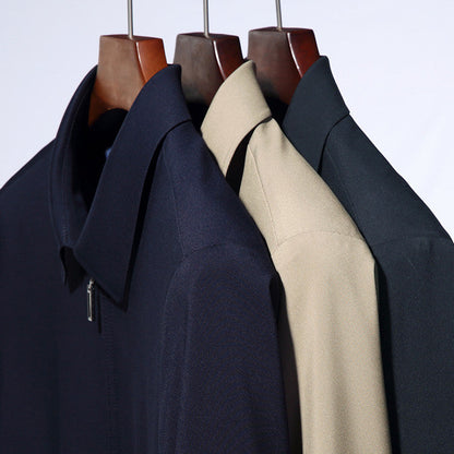 Herren Übergangsjacke Reißverschluss Kragen Modern