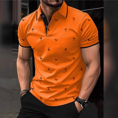 Herren Polo-Shirt Bedruckt Modern Berlin Style