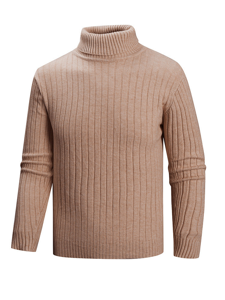 Herren Pullover Rollkragen Feinstrick Modern Style