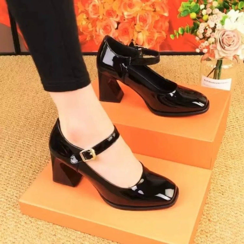 Damen Pumps Hochfront Elegante Riemchen Schuhe Stiletto