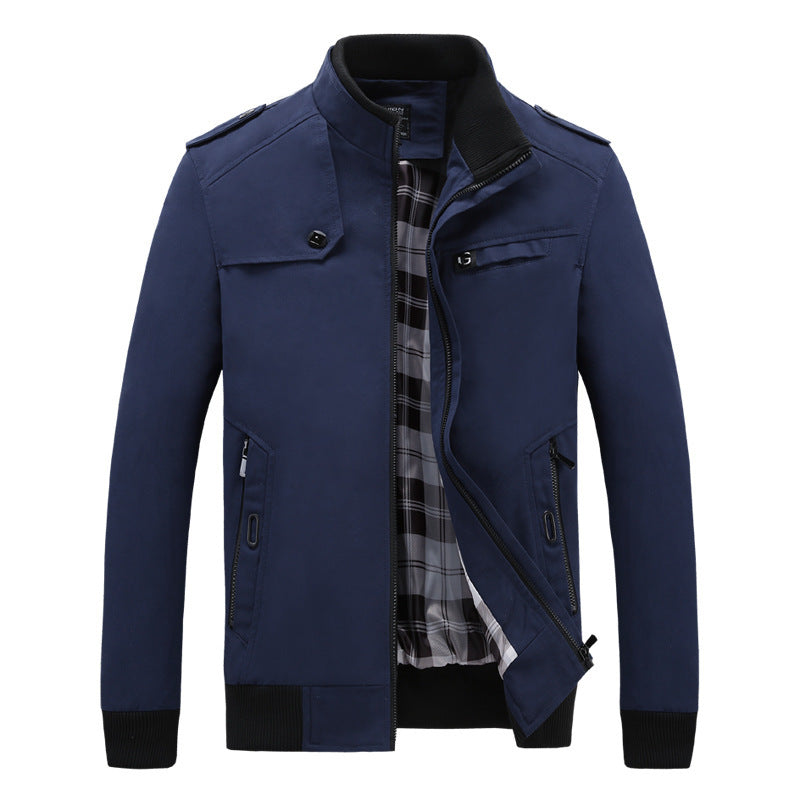 Herren Übergangsjacke Modern mit Taschen und Slim-Fit